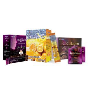 EDMARK 3-Pack Variety Bundle – Bubble C, Troika Coffee & Cocollagen Drinks